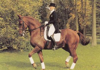 1995 Collect-A-Card Equestrian #172 Charlotte Bredahl / Monsieur Front